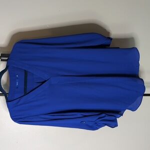 Apartment 9 brand size large blue blouse
